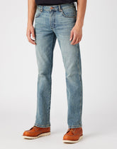 WRANGLER TEXAS MĘSKIE SPODNIE JEANSOWE GRID INDIGO W1215929Y 112145766